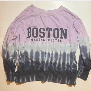 Boston Massachusetts Tie-Dye Sweatshirt